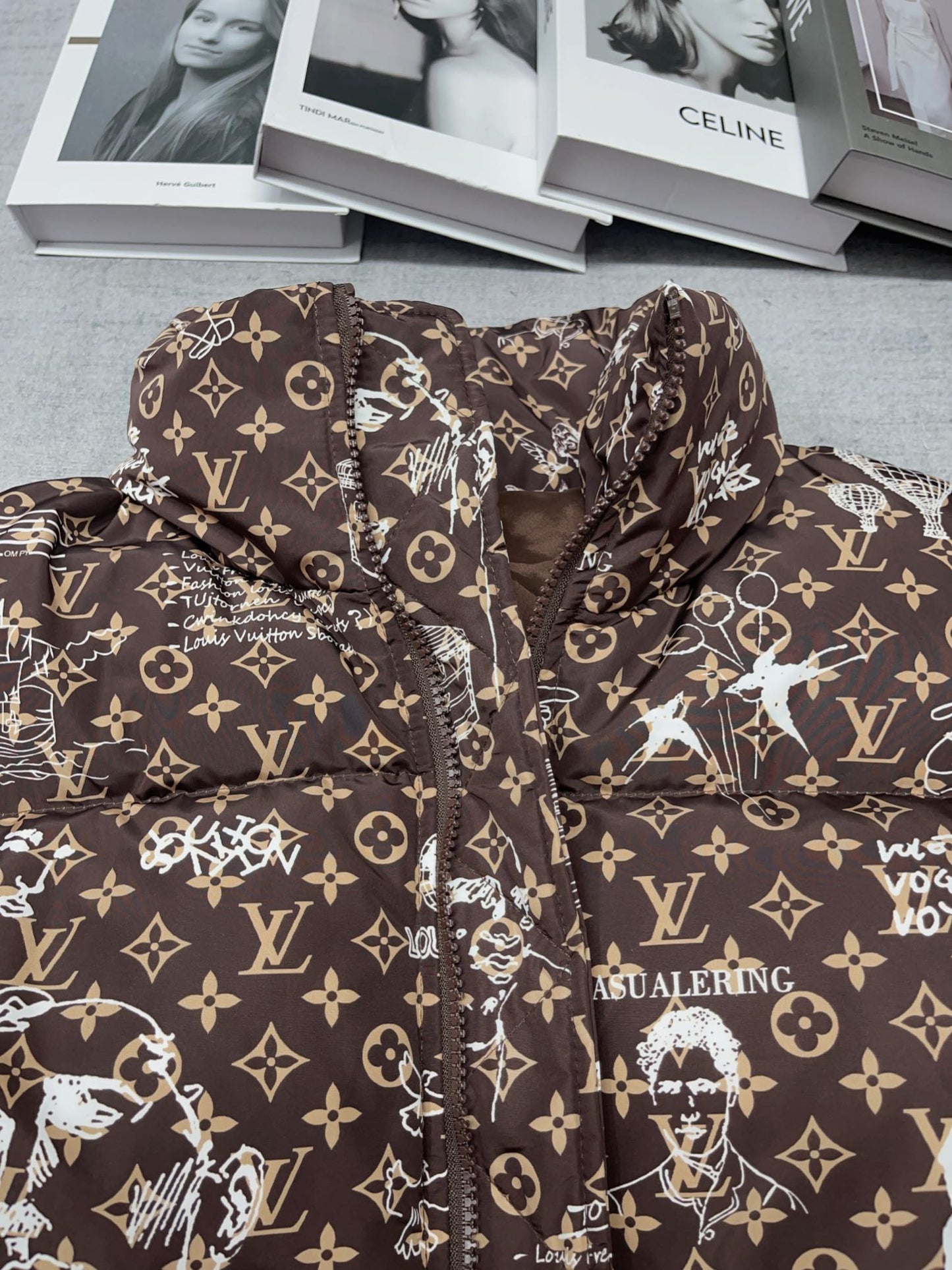 LV Graffiti down cotton jacket 1824093004