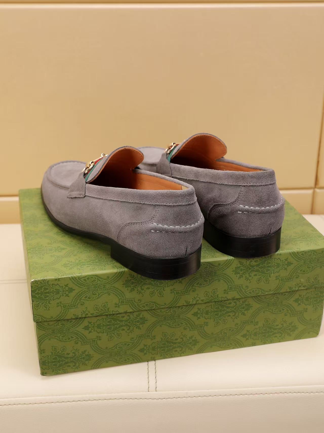 GG Horsebit suede loafers 1825070203